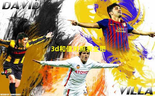 3d和值对照表全图