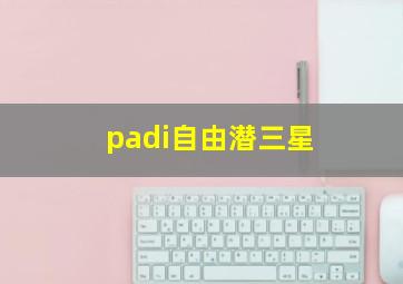 padi自由潜三星